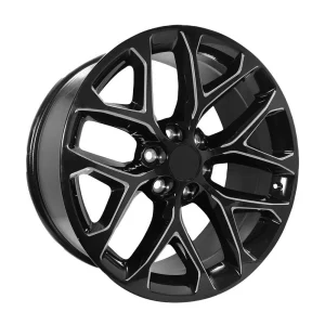 OE Creations – PR177 – Black – 22″x9″ 24mm – Summer Wheels – 177M-2295824